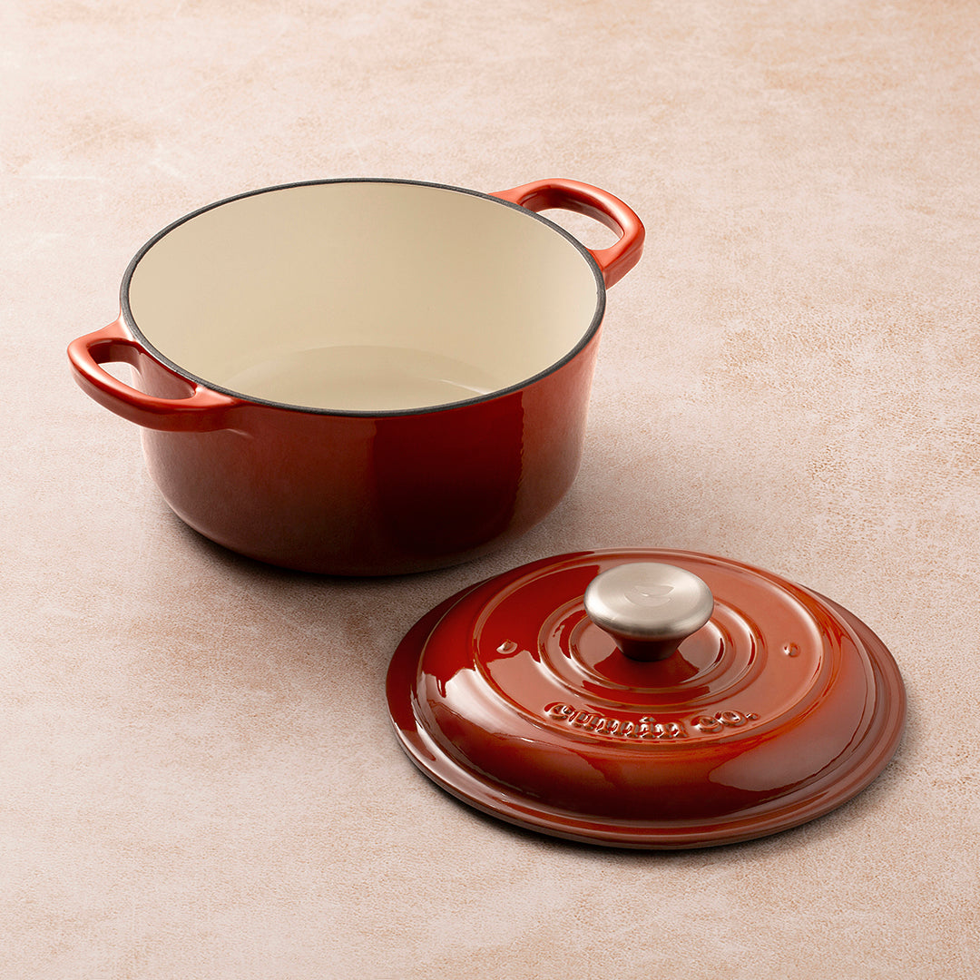 No. 8 Enamel Coated Dutch Oven