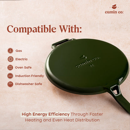 No. 11 Enamel Coated Cast Iron Dosa Tawa