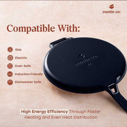 No. 11 Enamel Coated Cast Iron Dosa Tawa